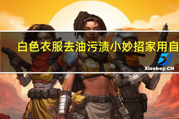 白色衣服去油污渍小妙招家用自制