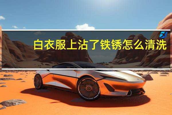 白衣服上沾了铁锈怎么清洗