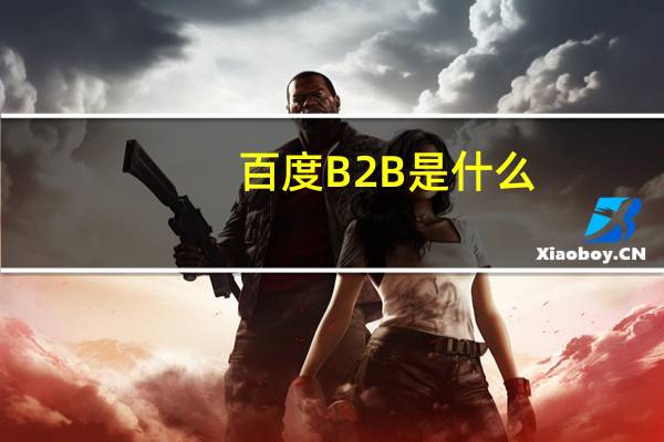 百度B2B是什么