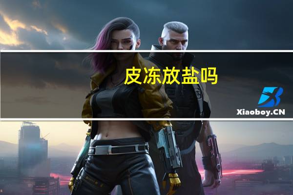 皮冻放盐吗