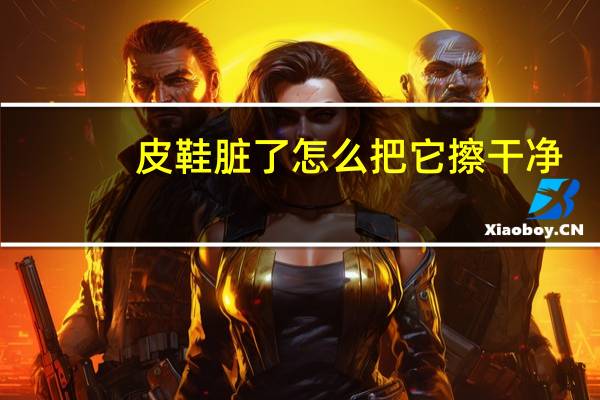 皮鞋脏了怎么把它擦干净