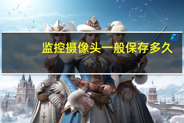 监控摄像头一般保存多久
