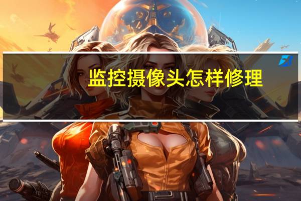 监控摄像头怎样修理