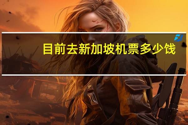 目前去新加坡机票多少饯