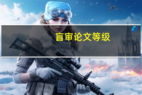 盲审论文等级