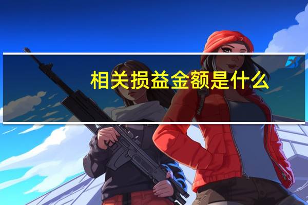 相关损益金额是什么