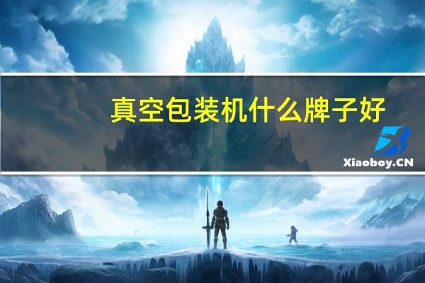 真空包装机什么牌子好