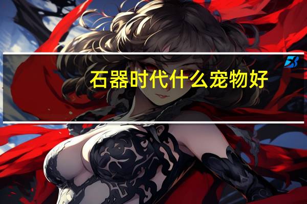 石器时代什么宠物好