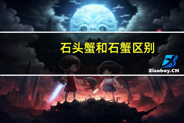 石头蟹和石蟹区别