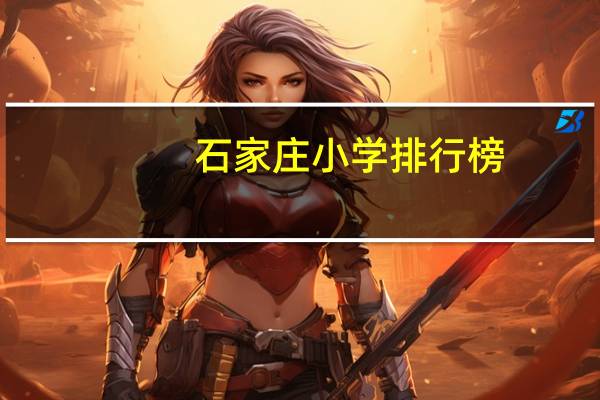 石家庄小学排行榜
