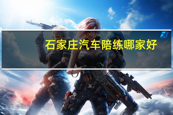 石家庄汽车陪练哪家好