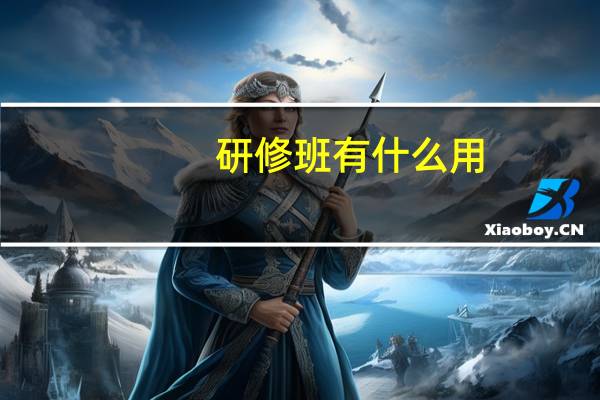 研修班有什么用