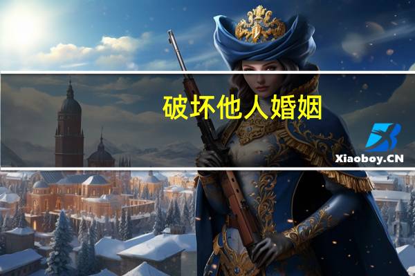 破坏他人婚姻