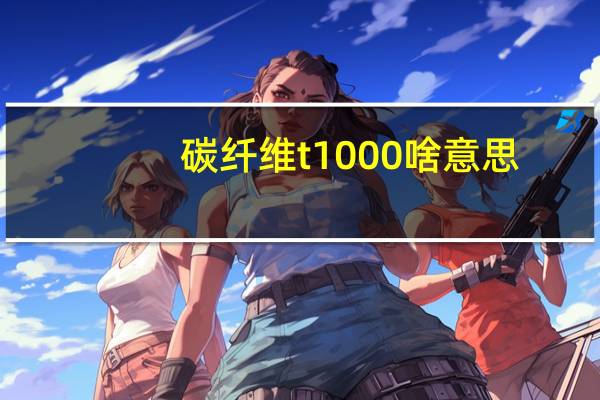 碳纤维t1000啥意思