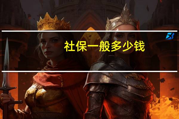 社保一般多少钱