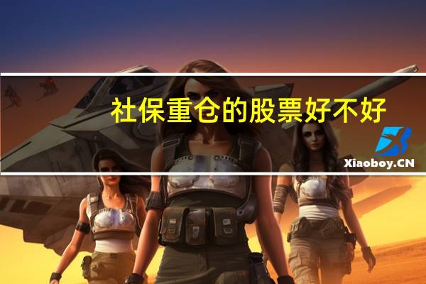 社保重仓的股票好不好