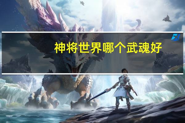 神将世界哪个武魂好