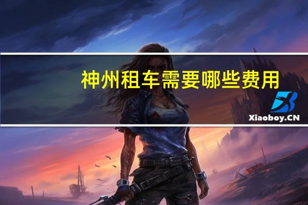 神州租车需要哪些费用