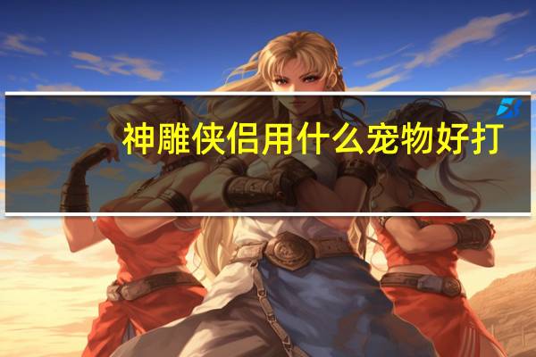神雕侠侣用什么宠物好打