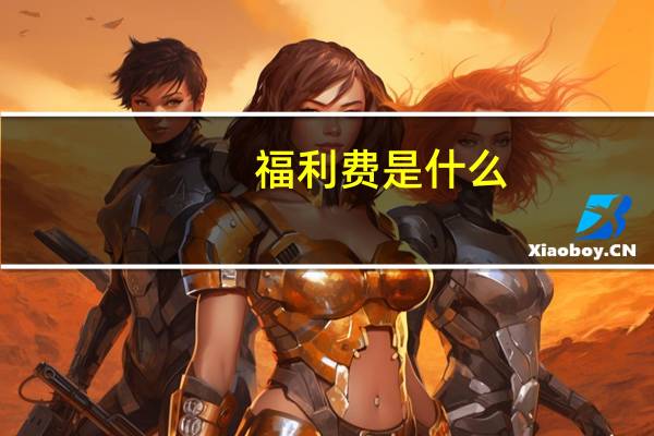 福利费是什么