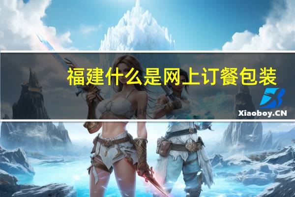 福建什么是网上订餐包装
