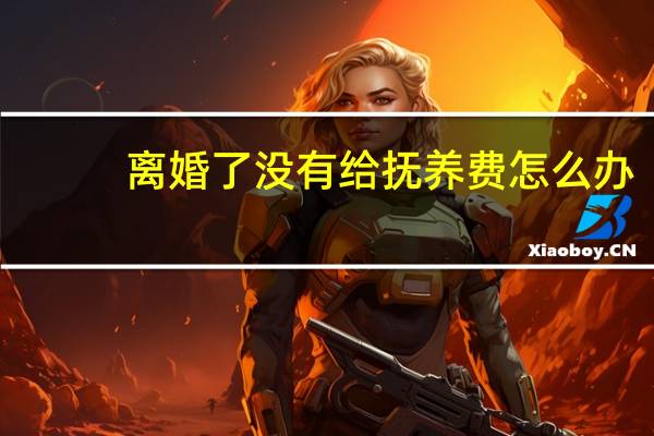 离婚了没有给抚养费怎么办