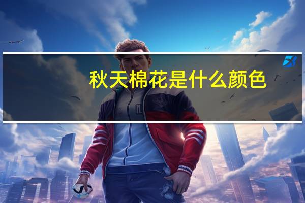 秋天棉花是什么颜色