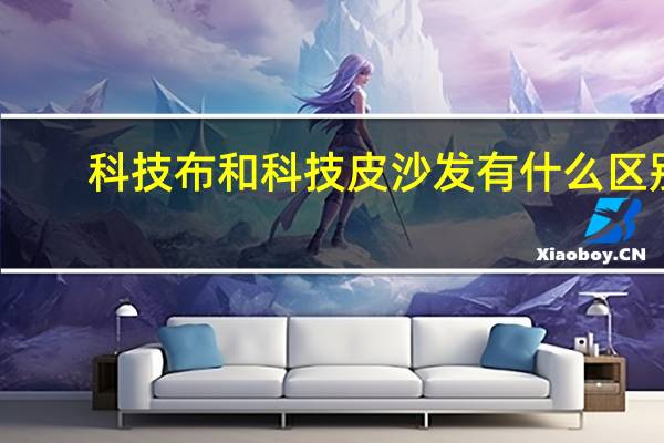 科技布和科技皮沙发有什么区别