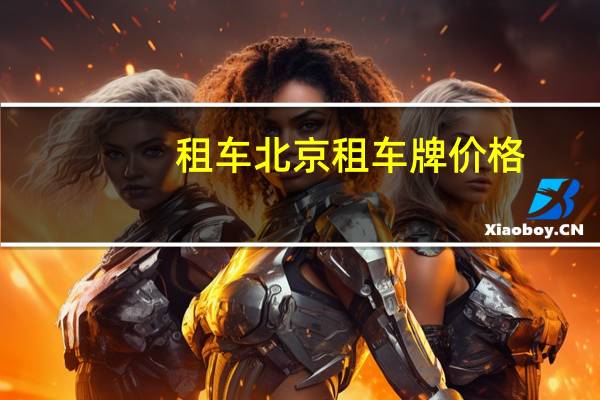 租车北京租车牌价格