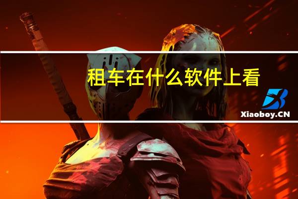 租车在什么软件上看