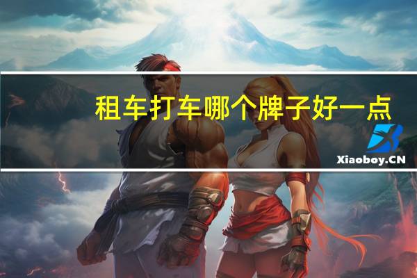 租车打车哪个牌子好一点