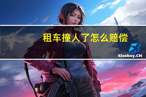 租车撞人了怎么赔偿