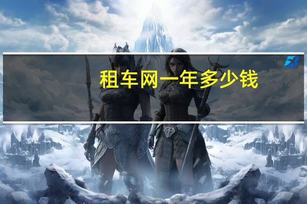 租车网一年多少钱