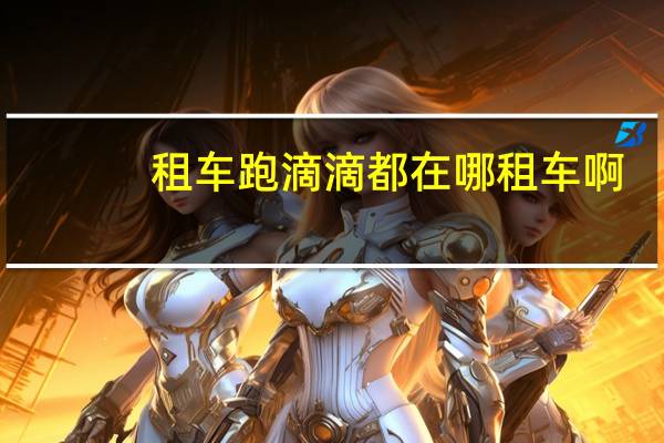 租车跑滴滴都在哪租车啊