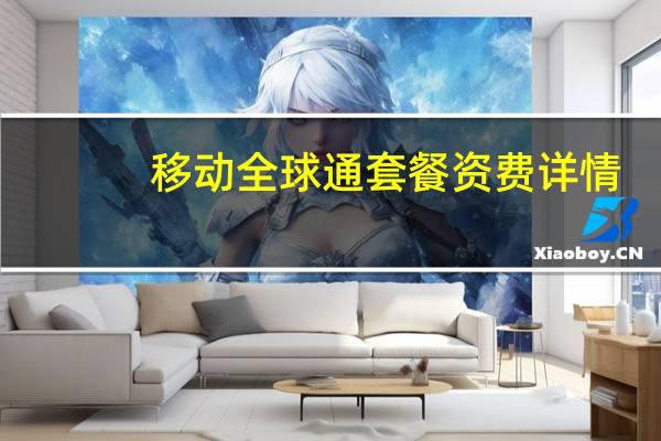 移动全球通套餐资费详情