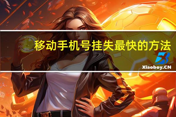 移动手机号挂失最快的方法