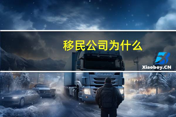 移民公司为什么