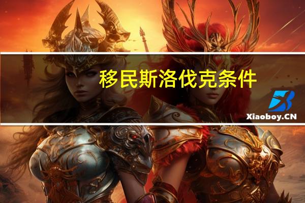 移民斯洛伐克条件