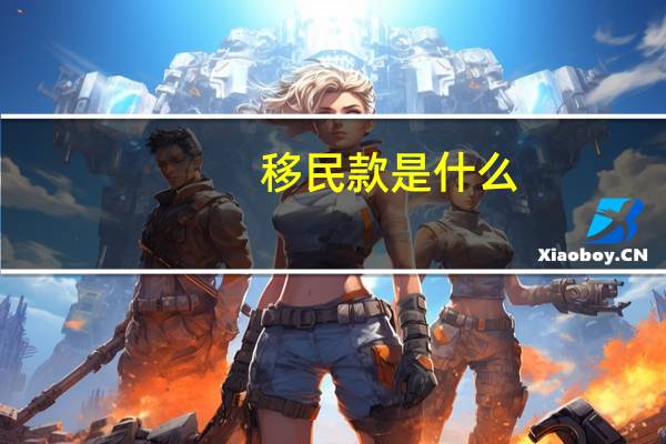 移民款是什么