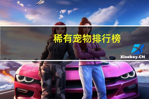 稀有宠物排行榜