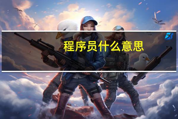 程序员什么意思