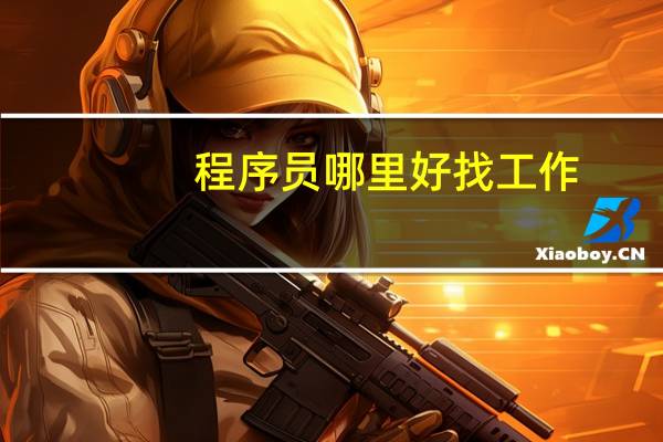 程序员哪里好找工作