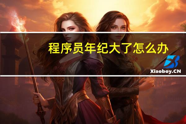 程序员年纪大了怎么办
