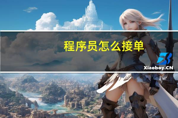 程序员怎么接单
