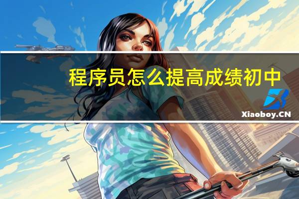 程序员怎么提高成绩初中