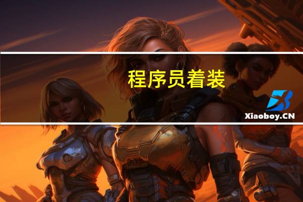程序员着装