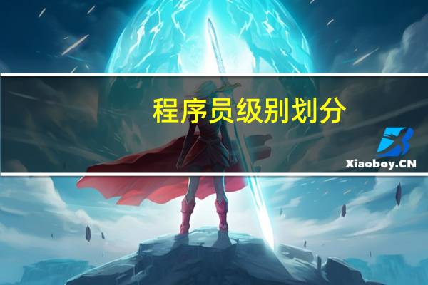 程序员级别划分