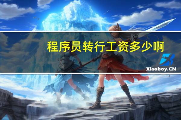 程序员转行工资多少啊