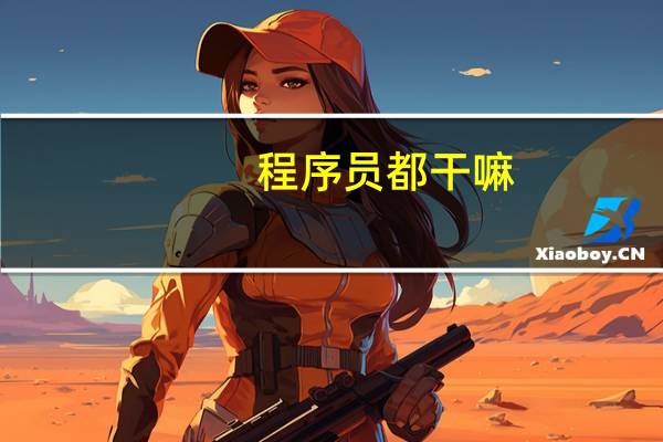 程序员都干嘛