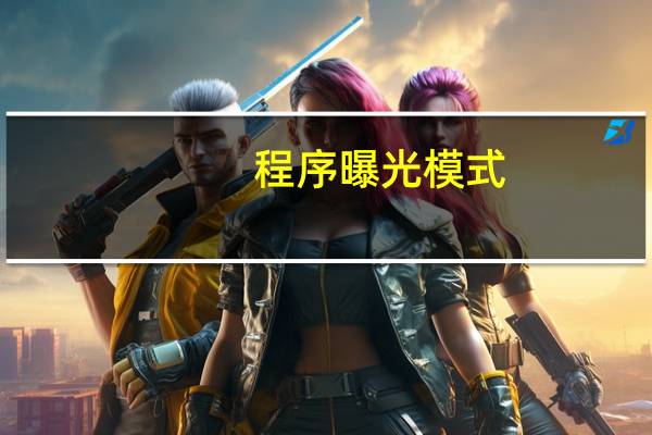程序曝光模式